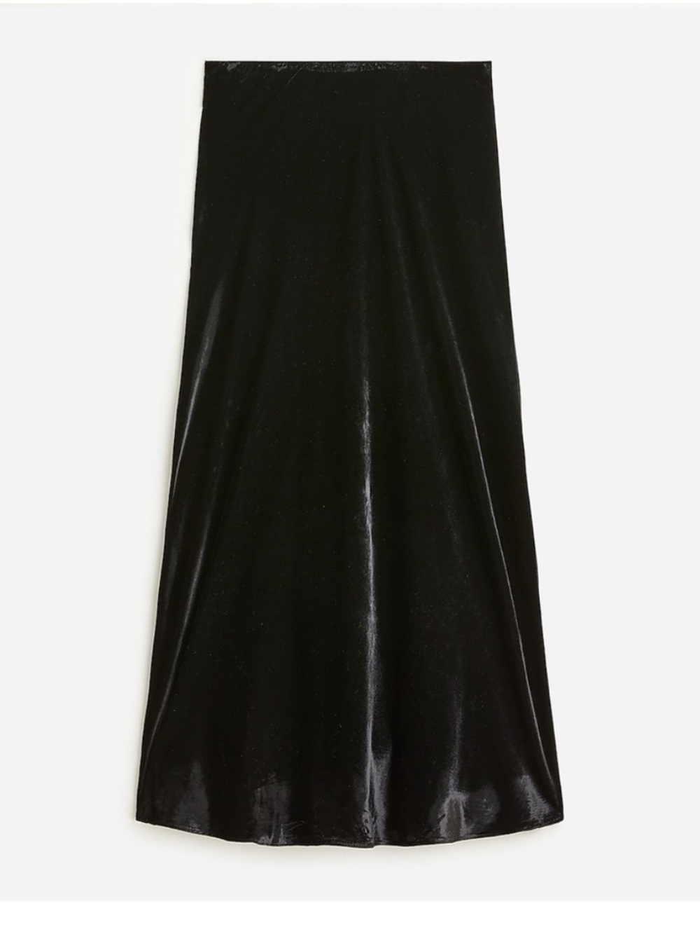 J. Crew Gwyneth satin slip skirt